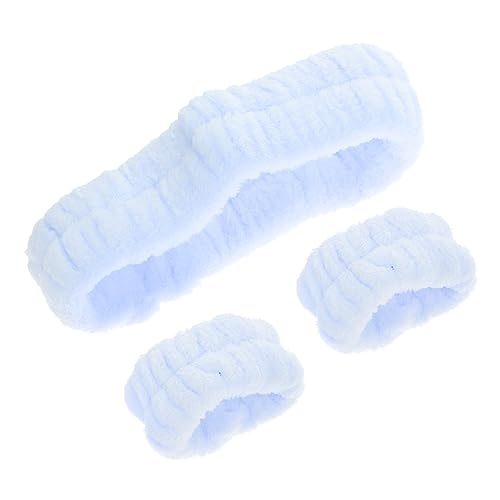 VALICLUD Elastische Gesichtswasch-stirnbänder Spa-haarbänder Make-up-stirnbänder Armbänder Bequeme Reinigungsstirnbänder Hautfreundlich Strapazierfähig Geschmeidig Rutschfest Einfach von VALICLUD