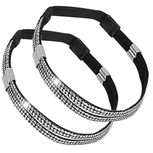 VALICLUD Elastische High Heels Straps mit Verstellbarer Schnalle und Funkelnden Strasssteinen Anti rutsch Fixierband für Damen Sicherer Halt Vielseitig Einsetzbar und Stilvolle von VALICLUD