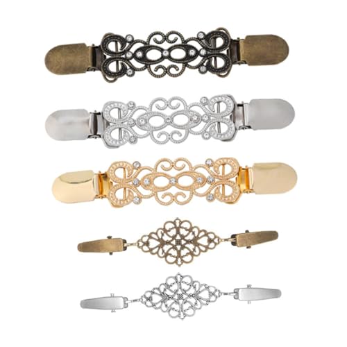 VALICLUD Elegante 5 Stücke Pullover Clips Strickjacke Brosche Hält Für Schal Weste Bluse Decor von VALICLUD