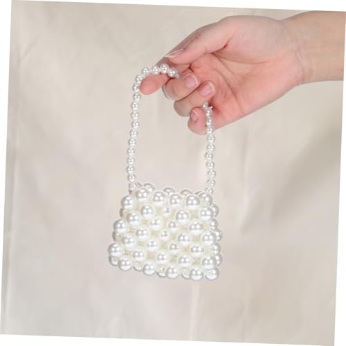 VALICLUD Elegante Perlentasche Damen Clutch Hochzeit Mini Handtasche Leicht und Vielseitig für Party und Alltag von VALICLUD