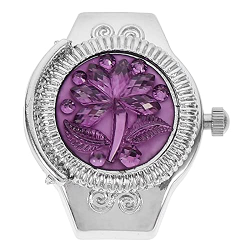 VALICLUD 1stück Stylische Finger-Uhr Mit Ring-Design Und Rosen-Dekoration Handgefertigte Damen-Armbanduhr Als Modisches Accessoire Und Zeitmesser VALICLUD 1stück Stylische Finger-Uhr Mit Ring-Design Und Rosen-Dekoration Handgefertigte Damen-Armbanduhr Als Modisches Accessoire Und Zeitmesser von VALICLUD