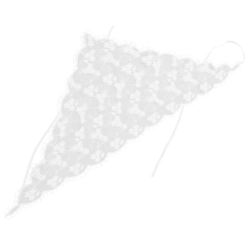 VALICLUD Elegantes Damen Spitzen Bandana Kopftuch Vintage Dreieckstuch mit Zartem Spitzenmuster Hautfreundliches Vielseitiges Haaraccessoire für Alltag Arbeit und Reisen Modisches von VALICLUD