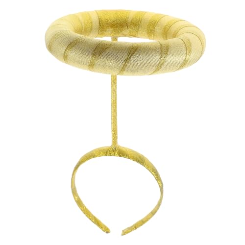 VALICLUD Engel Haarreif Mit Heiligenschein Goldene Cosplay Kopfbedeckung Für Halloween Weihnachten Und Kostümpartys Für Engel Und Feen-kostüme von VALICLUD