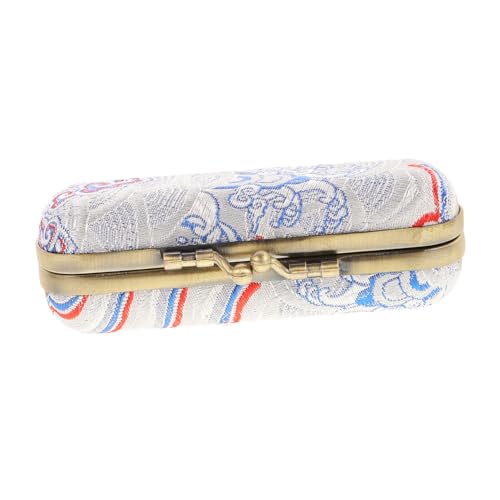 VALICLUD Lippenstiftetui Retro mit Spiegel Tragbarer Lippenstifthalter aus Metall Make Up Reiseetui für Damen Vintage Lippenstift Organizer für Handtasche Multifunktionale Kosmetiktasche von VALICLUD