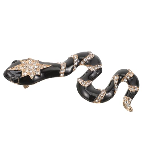 VALICLUD Exklusive Schlange Brosche Metall Pin für Kleidung Rucksack Hut und Strickjacke Langlebige Anstecknadel mit Kreativer Tierform als Geschenk für Männer und Frauen von VALICLUD