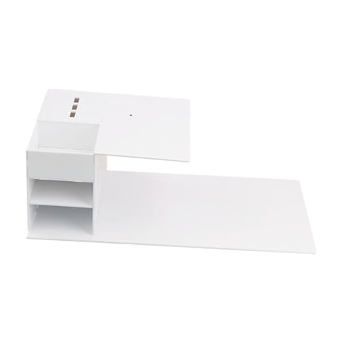 VALICLUD Eyelash Extension Organizer U Förmiges Acryl Regal mit Abnehmbares Display für Werkzeugaufbewahrung Leicht Kompakt für Professionelle Wimpernverlängerung und Beauty Salons von VALICLUD