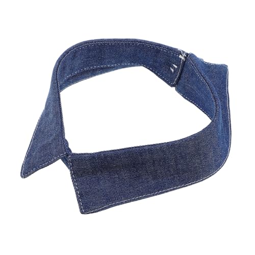 VALICLUD Faux Denim Kragen Frauen Abnehmbare Falsche Kragen Für Pullover Shirts Dekorative Bluse Top Zubehör von VALICLUD