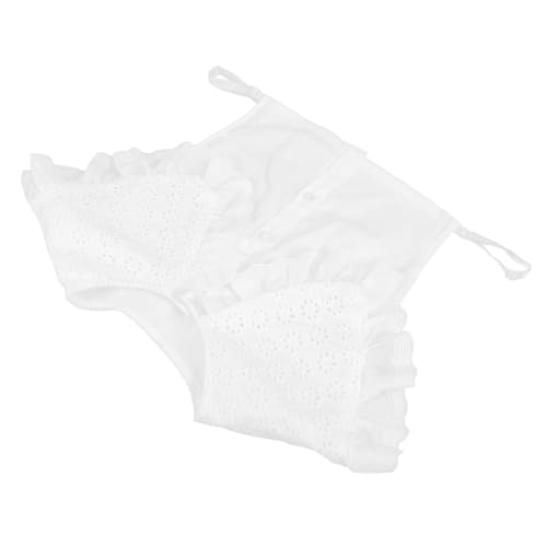 VALICLUD Eleganter Abnehmbarer Spitzenkragen Für Damen Mit Rüsche Stilvolle Fake-kragen Für Blusen Und Pullover Vielseitiges Accessoire Für Trendige Outfits von VALICLUD