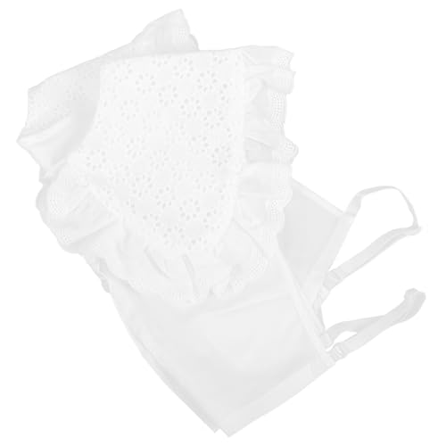 VALICLUD Abnehmbarer Spitzenausschnitt Für Damen Eleganter Fake Kragen Mit Rüschen Für Pullover Blusen Und Kleider Vielseitiges Und Stilvolles Accessoire Für Jede Saison von VALICLUD