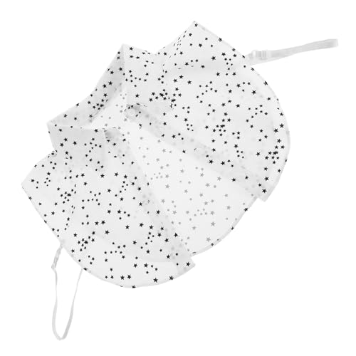 VALICLUD Abnehmbarer Kunstkragen Mit Sternendruck Für Damen Halbhemd Dickey-kragen Chiffon Blusen-accessoire Mit Sterndetail VALICLUD Abnehmbarer Kunstkragen Mit Sternendruck Für Damen Halbhemd Dickey-kragen Chiffon Blusen-accessoire Mit Sterndetail von VALICLUD
