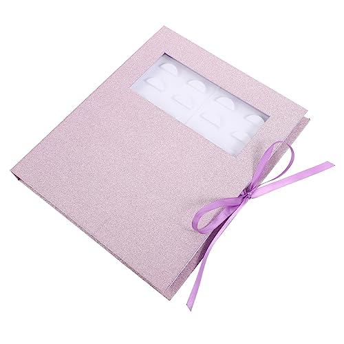 VALICLUD Falsche Wimpern Aufbewahrungsbox Wimpern Box Mit Fenster Verpackungsbox Papier Ettui Hülle von VALICLUD