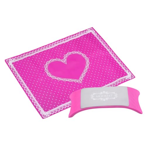 VALICLUD Faltbares Silikon Handkissen Handauflage für Nageldesign Handpad Waschbar Komfortables Maniküre Kissen Salon Tool Handstütze Rosa VALICLUD Faltbares Silikon Handkissen Handauflage für Nageldesign Handpad Waschbar Komfortables Maniküre Kissen Salon Tool Handstütze Rosa von VALICLUD