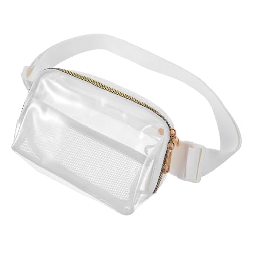 VALICLUD Transparente Hüfttasche Für Damen Und Herren wasserdichte Outdoor-Bauchtasche Mit Verstellbarem Gurt Zum Laufen Und Fahrradfahren Leicht Und Vielseitig Einsetzbar von VALICLUD