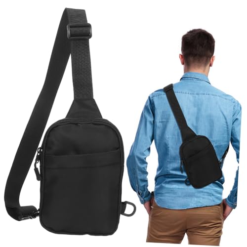 VALICLUD Gürteltasche Für Herren Bauchtasche Mit Reißverschluss Sporttasche Aus Verstellbarer Riemen Für Reisen Und Outdoor-aktivitäten von VALICLUD