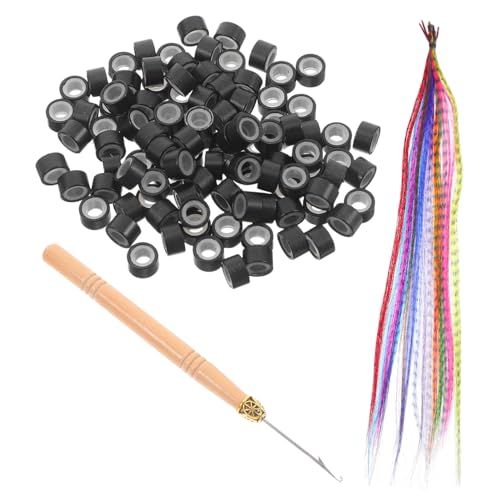 VALICLUD Farben -haarverlängerungs Häkelnadel Und Mikroring-haarperlen Hitzebeständig Für Und Mädchen Für Cosplay Und Partys VALICLUD Farben -haarverlängerungs Häkelnadel Und Mikroring-haarperlen Hitzebeständig Für Und Mädchen Für Cosplay Und Partys von VALICLUD
