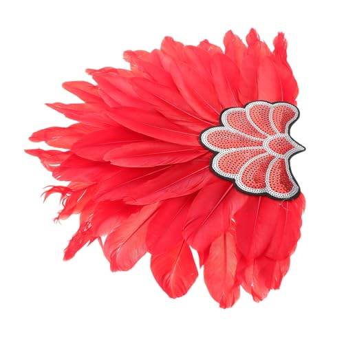 VALICLUD Farbenfrohes Feder-stirnband Für Damen Karnevals-kopfschmuck Mit Plüschfedern Für Partys Und Themenveranstaltungen Robuste Und Tragbare Accessoires Für Maskeraden Und Bälle von VALICLUD