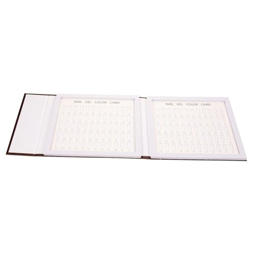VALICLUD Farbkarte Fächer Nail Art Display Buch für Nagelstudios Nagellack Musterbuch zur Einfachen Farbwahl und Präsentation Nageldesigns VALICLUD Farbkarte Fächer Nail Art Display Buch für Nagelstudios Nagellack Musterbuch zur Einfachen Farbwahl und Präsentation Nageldesigns von VALICLUD