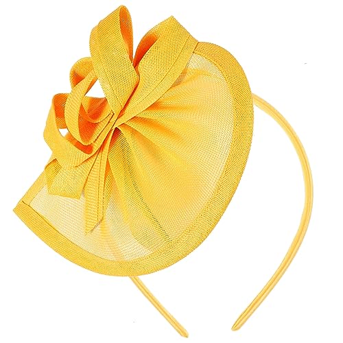 VALICLUD Fascinator Aus Netzstoff Kopfschmuck Hutclips Für Damen Teeparty Retro Look Haarschmuck Haarspange Uni von VALICLUD