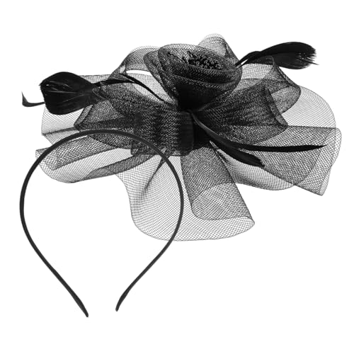 VALICLUD Fascinator Für Damen Kopfschmuck Stirnband Mit Guter Textur Geeignet Für Teepartys Hochzeiten Bankette Und Partys von VALICLUD