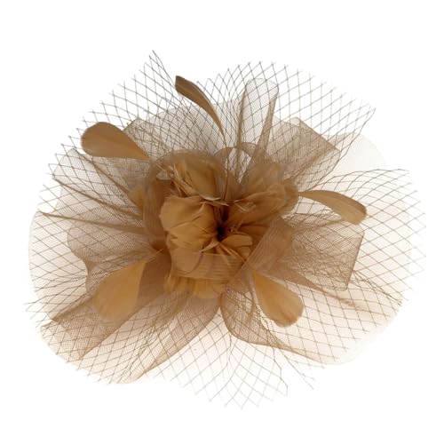 VALICLUD Fascinator Haarband Mit Netzgewebe Für Damen Abnehmbarer Haarschmuck Für Hochzeiten Teepartys Und Cocktail-events von VALICLUD