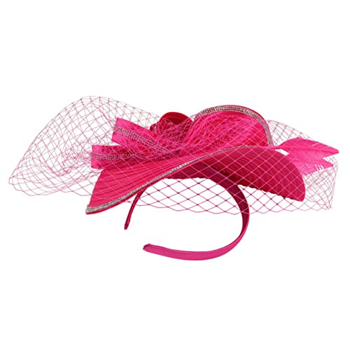 VALICLUD Fascinator Stirnbänder Für Damen Vintage Hochzeit Haarband Party Kopfschmuck Leicht Und Für Teepartys Und Cocktails von VALICLUD