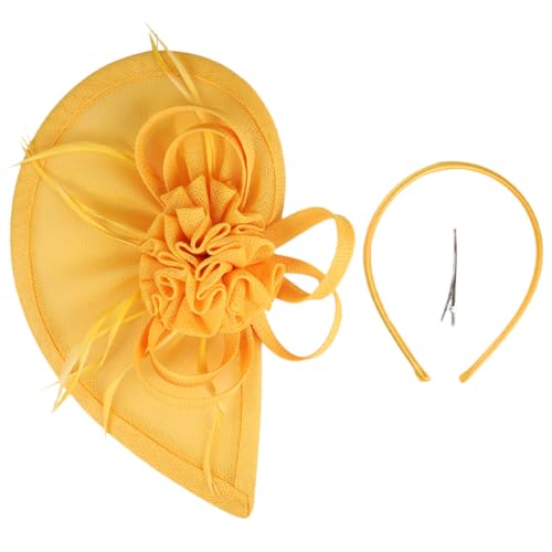 VALICLUD Fascinator Hut Für Damen Mit Haarklammer Und Haarreif Eleganter Vintage Mesh Cocktail Hut Für Hochzeiten Teepartys Und Besondere Anlässe Vielseitig von VALICLUD