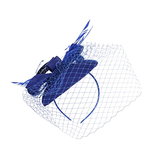 VALICLUD Fascinator für Damen Netz Stirnband mit Schleier Teeparty Bankett Kopfschmuck Leicht und Strapazierfähig Elegantes Design für Besondere Anlässe von VALICLUD