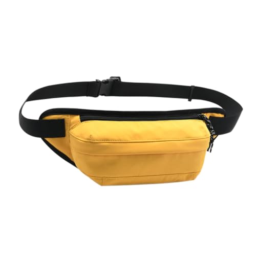 VALICLUD Fashion Waist Bag Damen Verstellbar Strapazierfähig Outdoor Sporttasche für Wandern Reisen Alltag Modische Hüfttasche in Gelb von VALICLUD