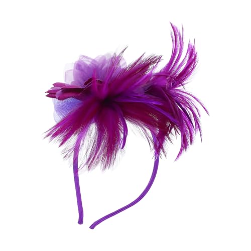 VALICLUD Faszinierendes Haarnetz Haaraccessoire für Damen Haarband mit Federn und Haarnadel für Partys Hochzeiten und Vintage Events Verleiht Jedem Outfit Einen Romantischen Stil von VALICLUD