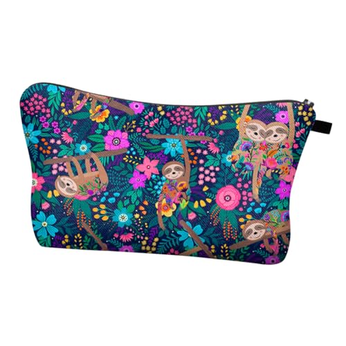 VALICLUD Make-up-Aufbewahrungstasche Tragbare Kosmetiktasche Für Damen Reise-Make-up-Tasche Mit Muster Organizer-Tasche Für Kosmetika Und Toilettenartikel Mit Reißverschluss Sicher Und von VALICLUD