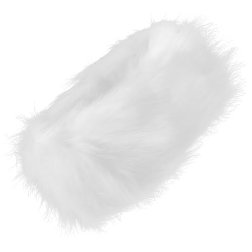 VALICLUD Faux Fur Stirnband für Damen Warmes Ohrenschutz Haaraccessoire Flauschig Stylisch für Freizeit Festlichkeiten für Weihnachten von VALICLUD