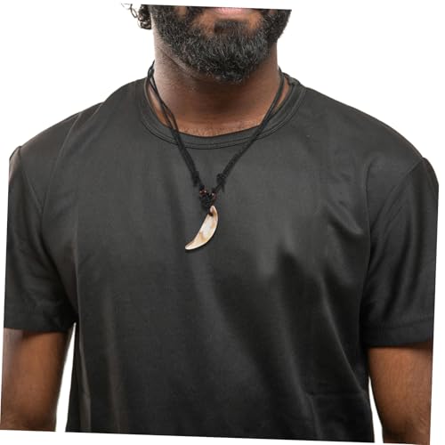 VALICLUD Halskette Zahnimitat Aus Acryl Für Erwachsene Retro Zahnschmuck Mit Zahn Anhänger Einzigartige Vintage Halskette Für Männer Und Frauen von VALICLUD