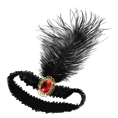 VALICLUD Kopfschmuck Mit Schmuckstücken Im Stil Der Stirnband Mit Pailletten Für Tanzpartys Haarschmuck Für Teepartys Und Halloween Pailletten-stirnband Für Frauen Und Partys von VALICLUD