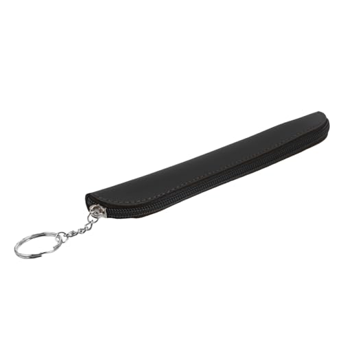 VALICLUD Federmäppchen Aus College-Leder Mit Reißverschluss Schreibwarentasche Mini-federmäppchen Stifteaufbewahrungstasche Dünnes Federmäppchen Für Erwachsene Federtasche Zum Tragen Tasche von VALICLUD