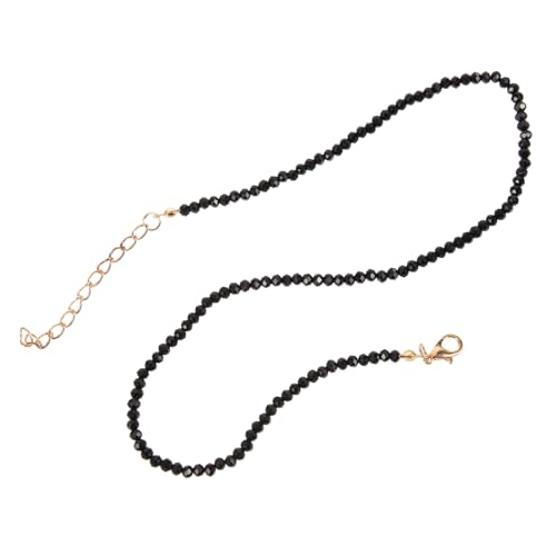 VALICLUD Feine Glaskette Halskette Damen Modische Zarte Kette Verstellbar Leicht Angenehm zu Tragen Eleganter Schmuck für Frauen und Teenager Vielseitig Kombinierbar von VALICLUD
