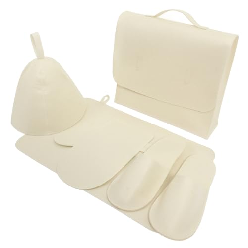 VALICLUD Filz Saunakappe Für Damen Und Herren Wasserabsorbierende Saunahandschuhe Leichte Atmungsaktive Badekappen Für Haushalt Schnell Trocknend Für Sauna Und Duschgebrauch von VALICLUD