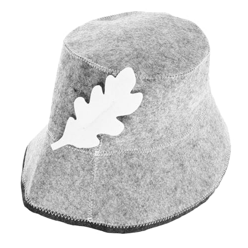 VALICLUD Filzhut Für Sauna Bequemer Bademütze Aus Filz Wasserabsorbierender Saunahut Atmungsaktiver Saunahut Für Herren Schutz Für Kopf Und Haare Sauna von VALICLUD