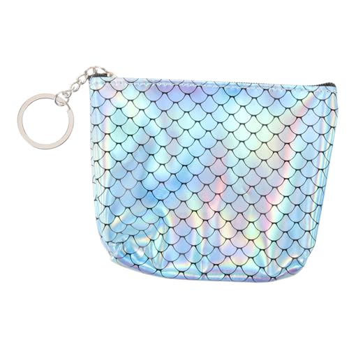 VALICLUD Damen-geldbörse Mit Großem Fassungsvermögen Reißverschluss Clutch Fischschuppen-Design Für Unterwegs von VALICLUD