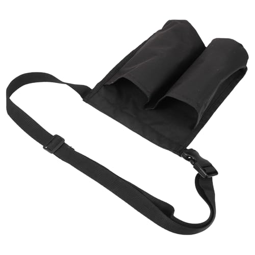 VALICLUD Flaschen Aufbewahrungstasche Verstellbarer Gürtel Leichte Strapazierfähige Massager Essential Oil Bottle Case Schwarz Praktischer Flaschen Organizer für Schnellen Zugriff von VALICLUD