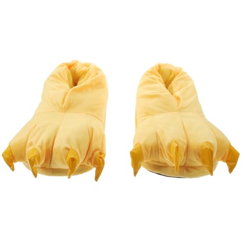 VALICLUD Flauschige Plüsch hausschuhe mit Cartoon krallenform Weiche Warme Winterschuhe für Damen und Herren Komfortable Zuhause schuhmode für Herbst und Winter von VALICLUD