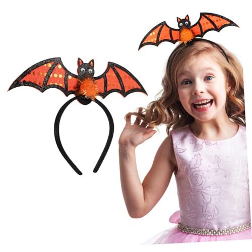 VALICLUD Fledermaus-stirnband Halloween Party Stirnband Tier Haarband Dekoratives Stirnband Haarreifen Kopfbedeckung von VALICLUD