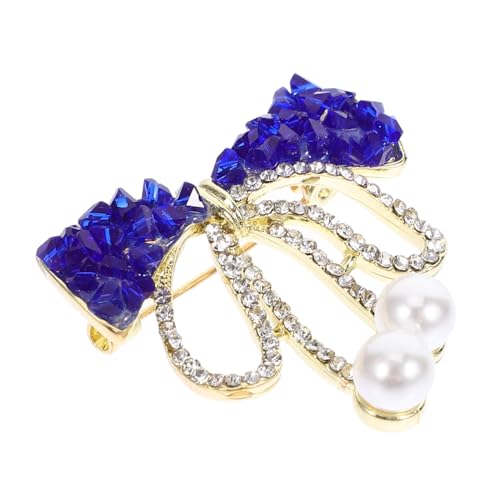 VALICLUD Brosche Mit Schleifenform Rhinestone Eleganter Anstecker Für Kleidung Für Kleider Und Schals Modisches Accessoire Für Langlebig Und von VALICLUD