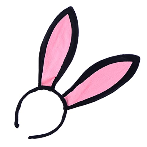 VALICLUD Fluffiges üsch Hasenohren Stirnband Für ädchen Niedliches Kaninchen Ohr Haarband Für Kostüme Zu Weihnachten Und Ostern Party Accessoire Und Pink von VALICLUD