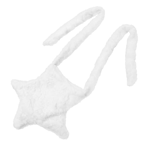 VALICLUD Fluffy Sternförmige Umhängetasche Damen Kuschelig Plüsch Schultertasche Verstellbar Süßes Design für Alltag Geschenk von VALICLUD