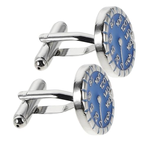 VALICLUD Französische Manschettenknöpfe Speedometer Design Formelle Herren Accessoires für Business Hochzeit und Gala Vielseitig Kombinierbare Hemdmanschetten im Stil von VALICLUD