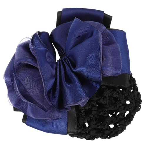 VALICLUD Damen Haarnetz Mit Haarklammer Elegante Haarschmuck Für Dutt Für Berufliche Anlässe Hochgradig Atmungsaktiv Stilvollem Perfektes Accessoire Für Stewardessen Und von VALICLUD