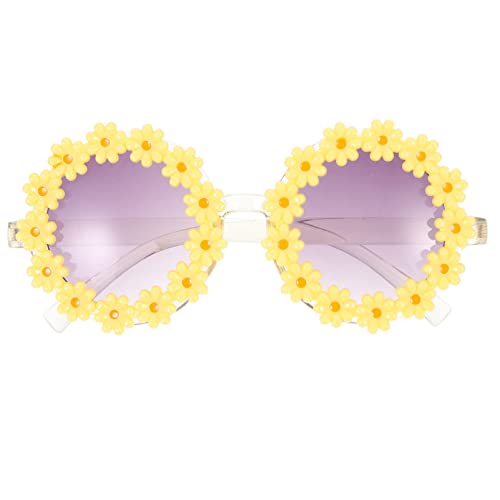 VALICLUD Frauen Sonnenbrillen- Modus Daisy Sonnenblume Sonnenbrille Blumenform Brillenparty Sonnenbrille für Erwachen von VALICLUD