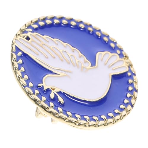 VALICLUD Friedenstaubenschmuck Aus Legierung Friedenstaubenabzeichen Anstecknadel Für Jacken Kleidungszubehör Weihnachtsbrosche Taubenbrosche Für Taschen Und Hüte von VALICLUD