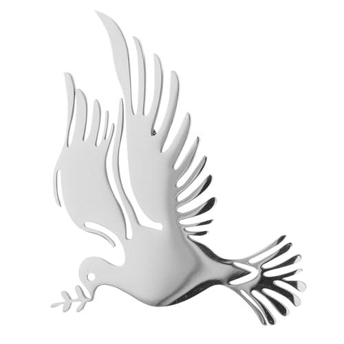 VALICLUD Friedens-tauben-brosche Silber Memorial-anstecker für Jacken Schals Vielseitiger Schutz gegen Verrutschen Eleganter Vogel Anstecker für Gedenkfeiern und Hochzeiten von VALICLUD