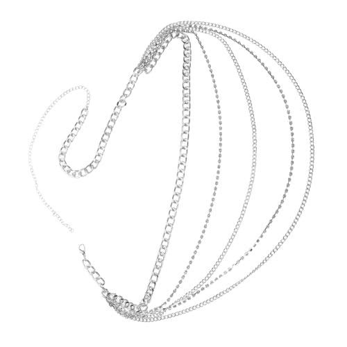 VALICLUD Strass-hüftkettengürtel Aus Metall Mit Strasssteinen Mehrschichtig Für Frauen Taillen-bauchkette Für Kleider Und Besondere Anlässe von VALICLUD